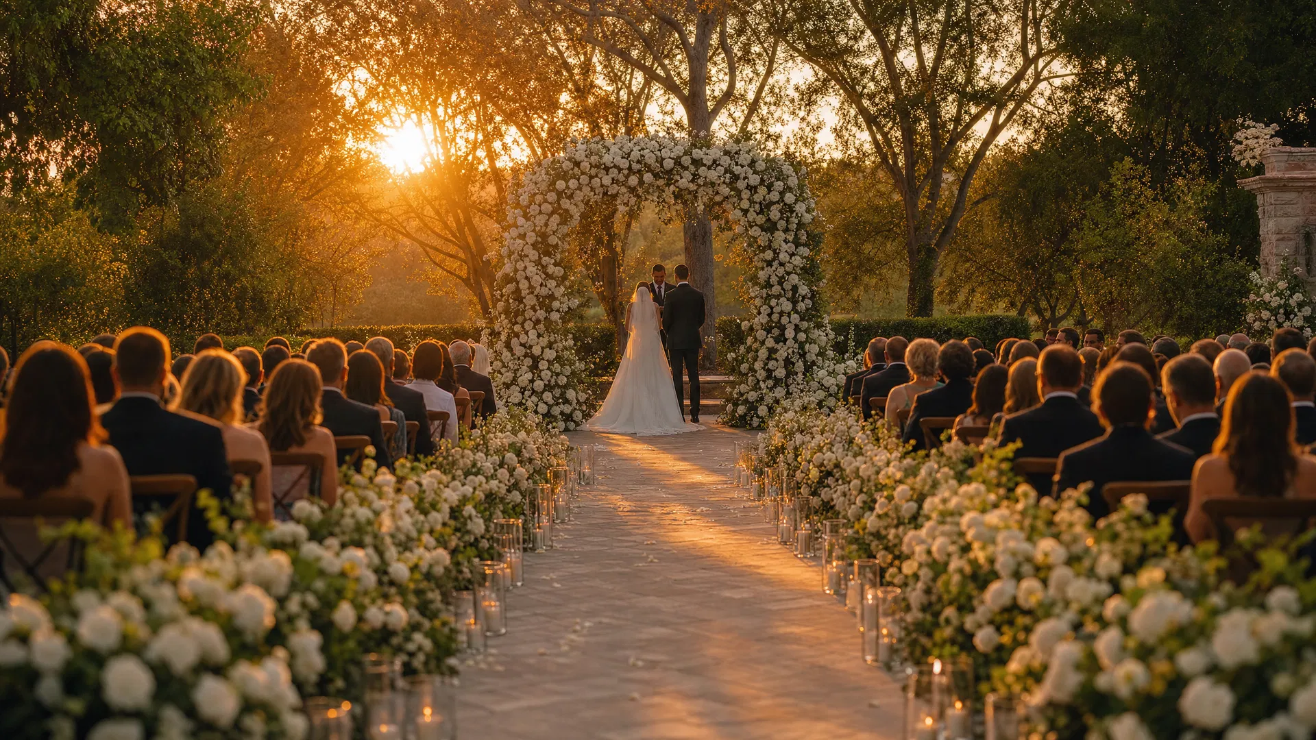 Outdoor wedding ceremony in Sydney